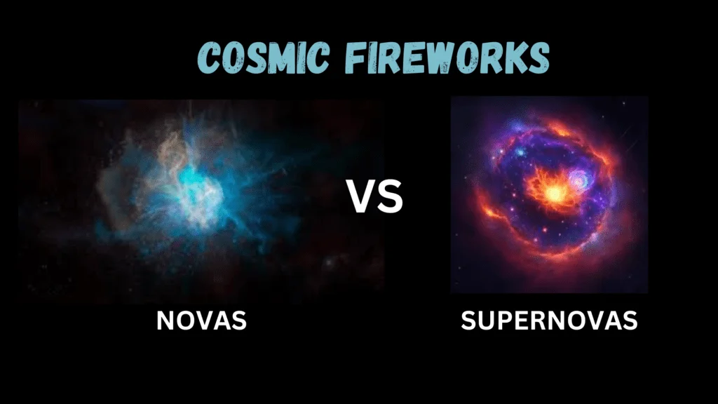 novas and supernovas